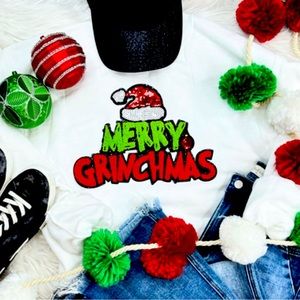 “Merry Grinchmas” Chenille Patch (Patch Only)